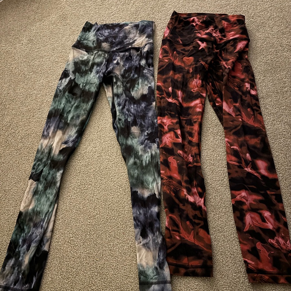 Lululemon Align Leggings- two pairs. Size 2
